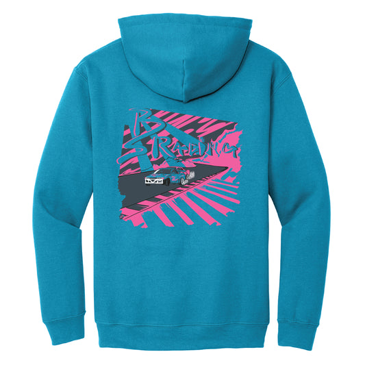 BAKA STYLE RACING :Nissan Skyline R32 and R34 mountain tandem togue drifting Hoodie